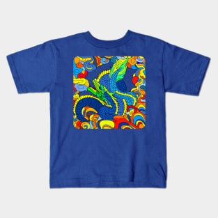 Colorful Sea Serpent Kids T-Shirt